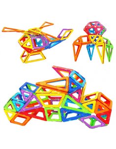 Magsmarters sæt med 74 dele magnet legetøj