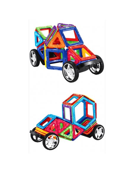 Magsmarters sæt med 74 dele magnet legetøj