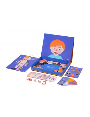 MierEdu Kreativt magnetisk legesæt - Min krop