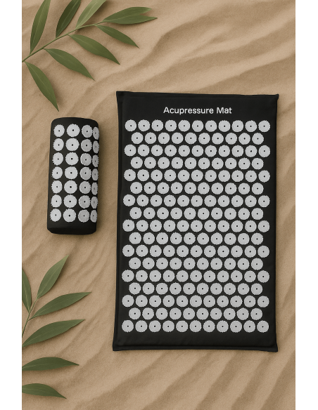 Akupressur Fakirmåtte med Nakkepude – Afstressende behandling i hjemmet